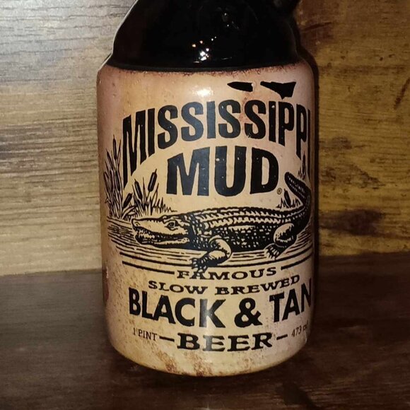 Mississippi Mud Empty Bottle for Decoration - Picture 1 of 5